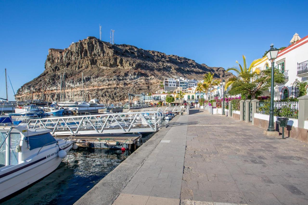 Ribera Del Puerto - Luxe Apartement With Great Terrace And Sea View Puerto De Mogan Exteriér fotografie