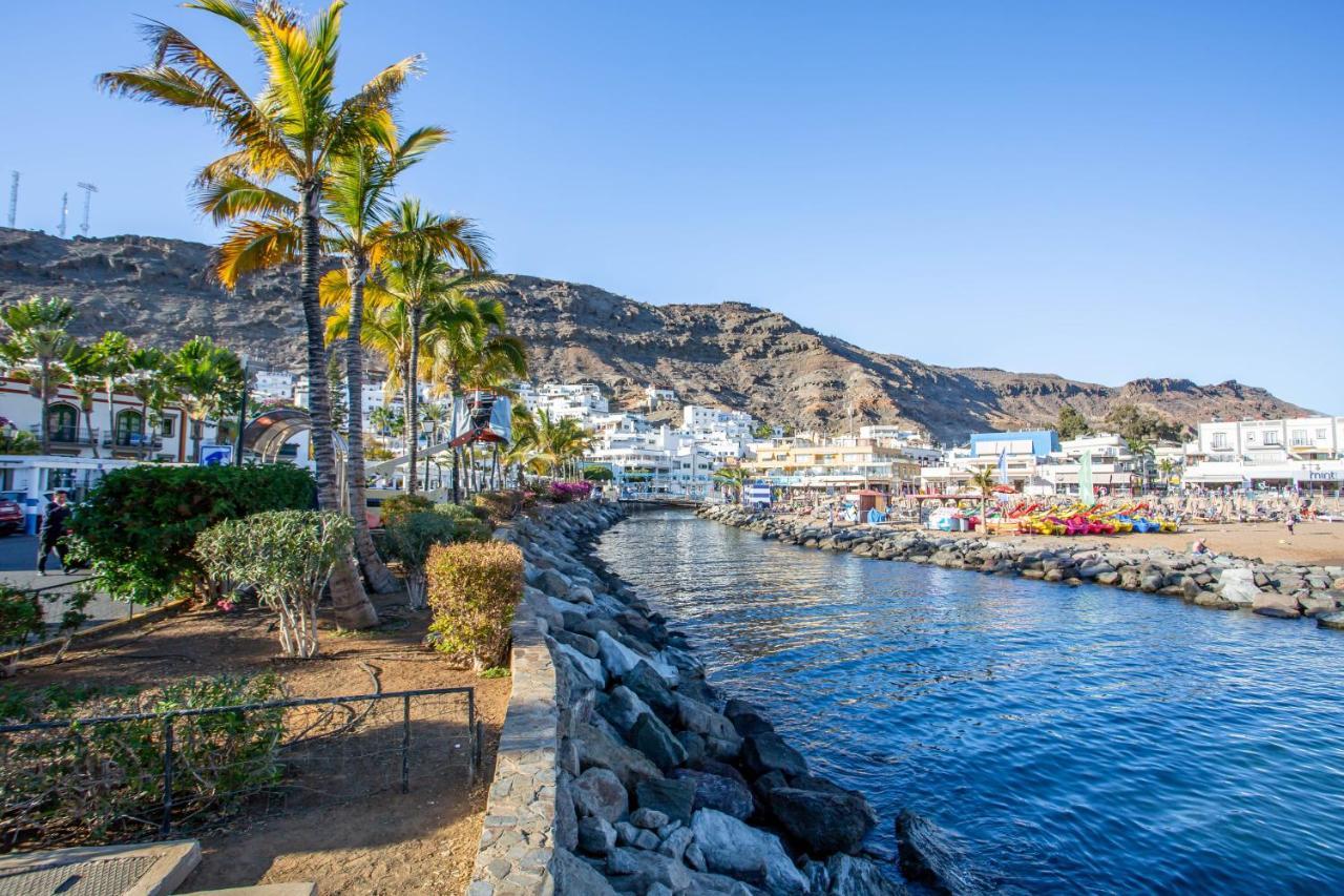 Ribera Del Puerto - Luxe Apartement With Great Terrace And Sea View Puerto De Mogan Exteriér fotografie