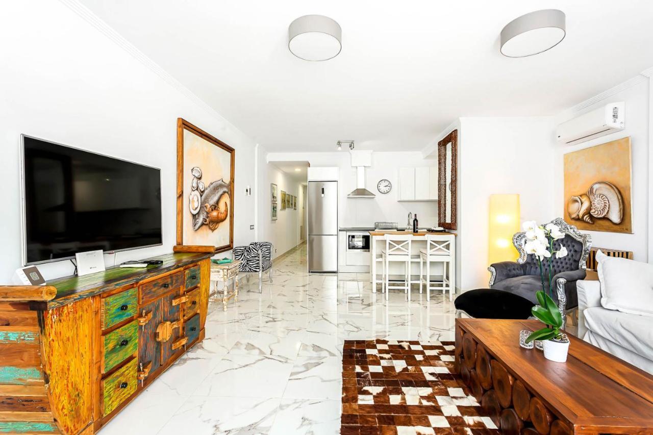 Ribera Del Puerto - Luxe Apartement With Great Terrace And Sea View Puerto De Mogan Exteriér fotografie